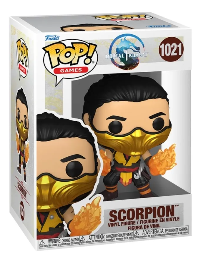 Boneco Funko Pop Mortal Kombat  Scorpion