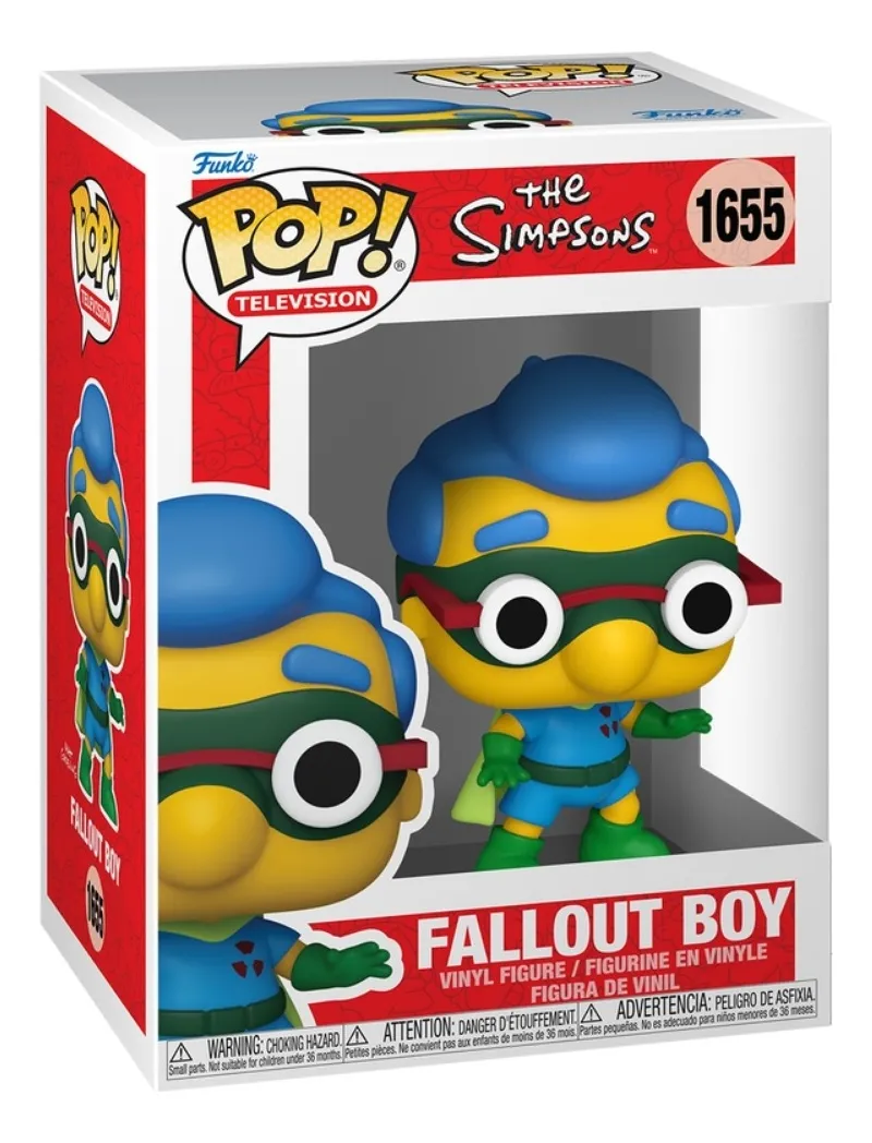 Funko Pop! The Simpsons - Milhouse como Fallout Boy #1203