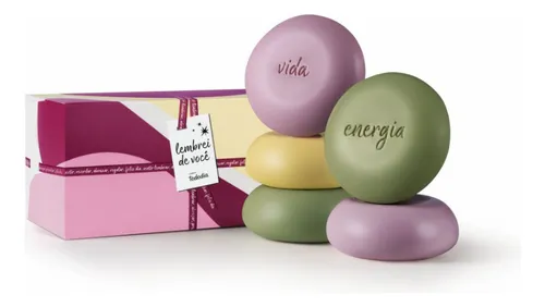 Presente Natura Tododia Sabonetes em Barra Sortidos 5un 90G