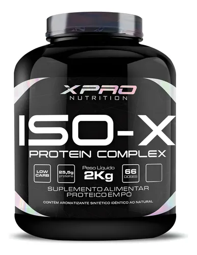 Whey Protein Iso-x Isolada 2kg Baunilha Com 25g De Proteína