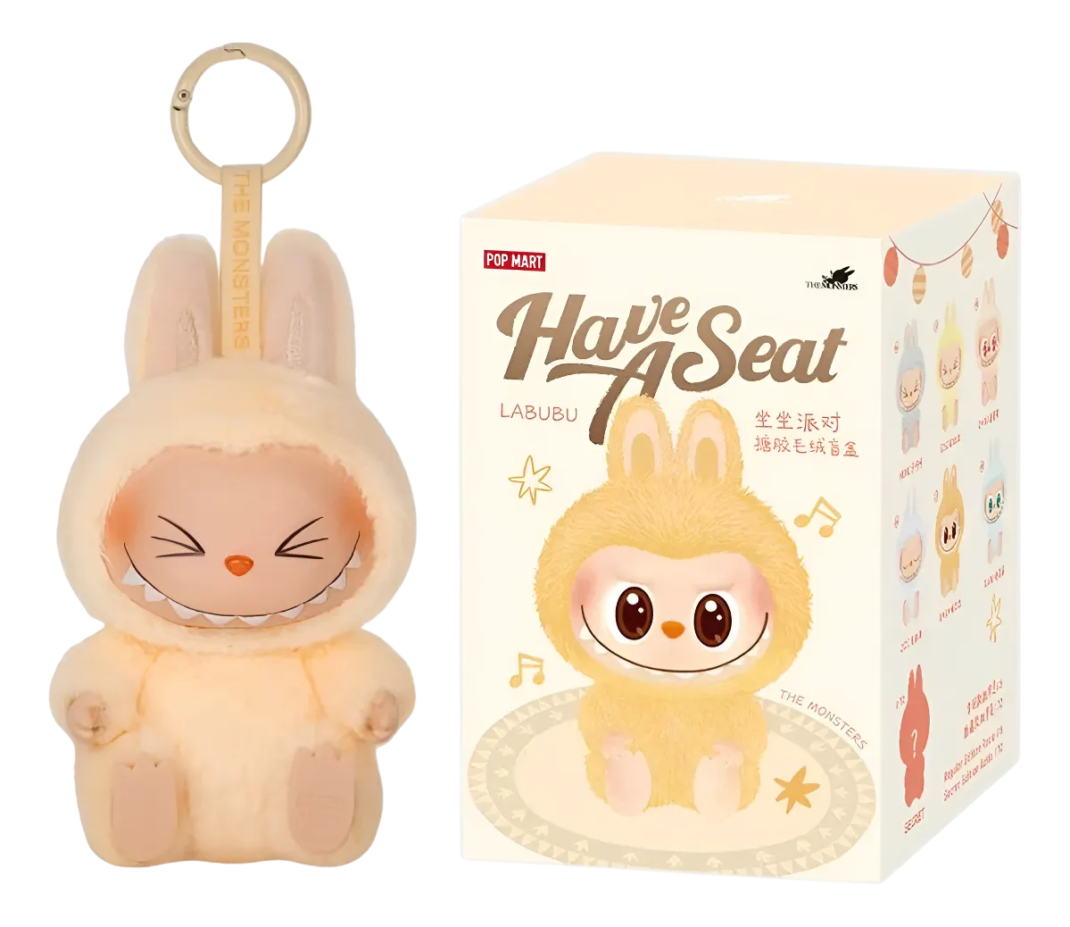 Labubu Pelúcia Boneco Pop Surpresa Chaveiro Colecionavel