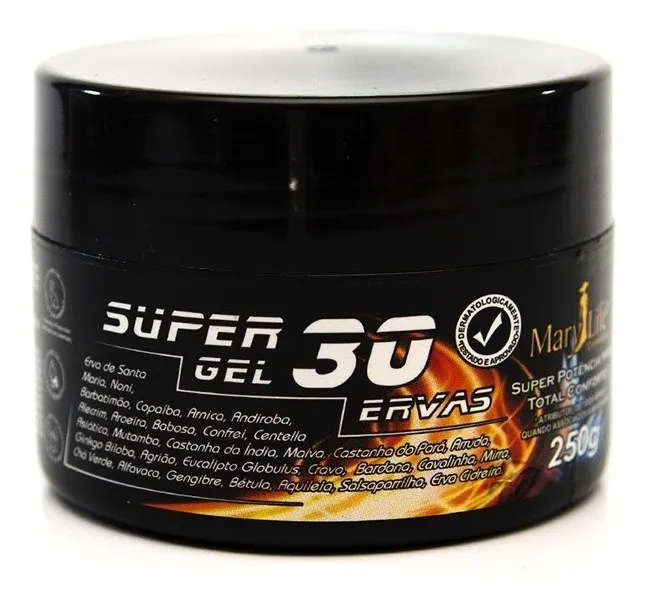 Gel Massageador 30 Ervas 250g - Mary Life