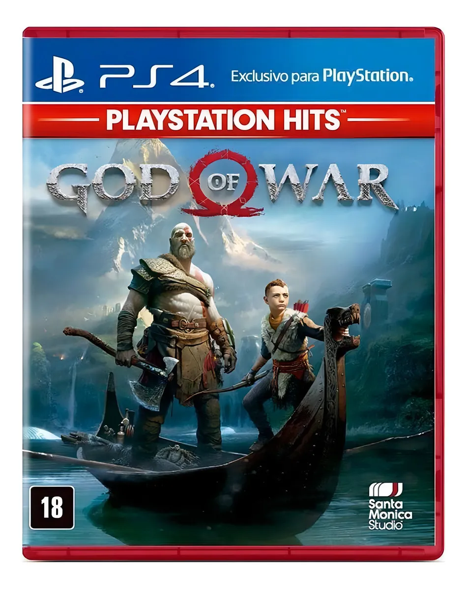 Jogo God Of War Playstation Hits Mídia Física Ps4 Sony