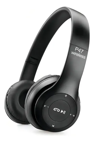 Fone De Ouvido Over-ear Gamer Sem Fio Bluetooth P47 Wireless 