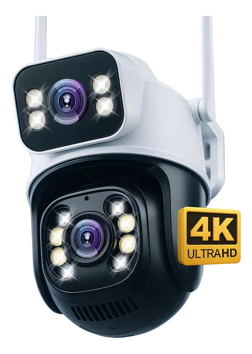 Câmera Segurança Ip Externa Wifi A28 App Icsee À Prova Dágua