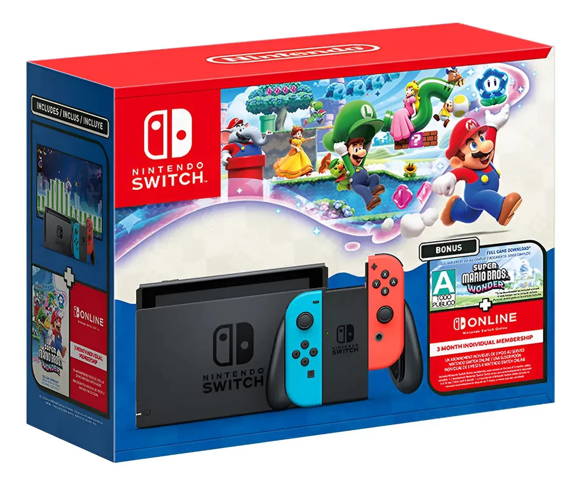 Nintendo Nintendo Switch Console NSHA07776101FGR 32GB Console Nintendo Switch cor preto 2024