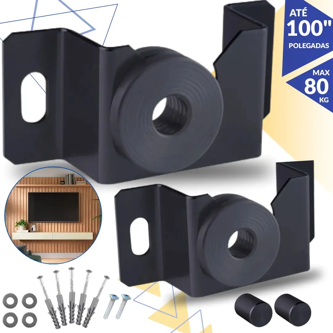Suporte Tv Fixo Universal 10'' A 100'' Polegadas Para todas as Marcas - Parosflux