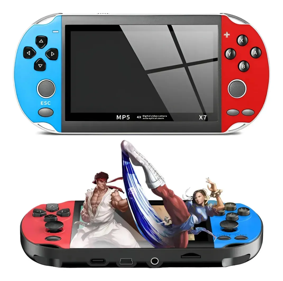 Console Portátil X12 Plus 7,5  16gb Retro Games Multimídia