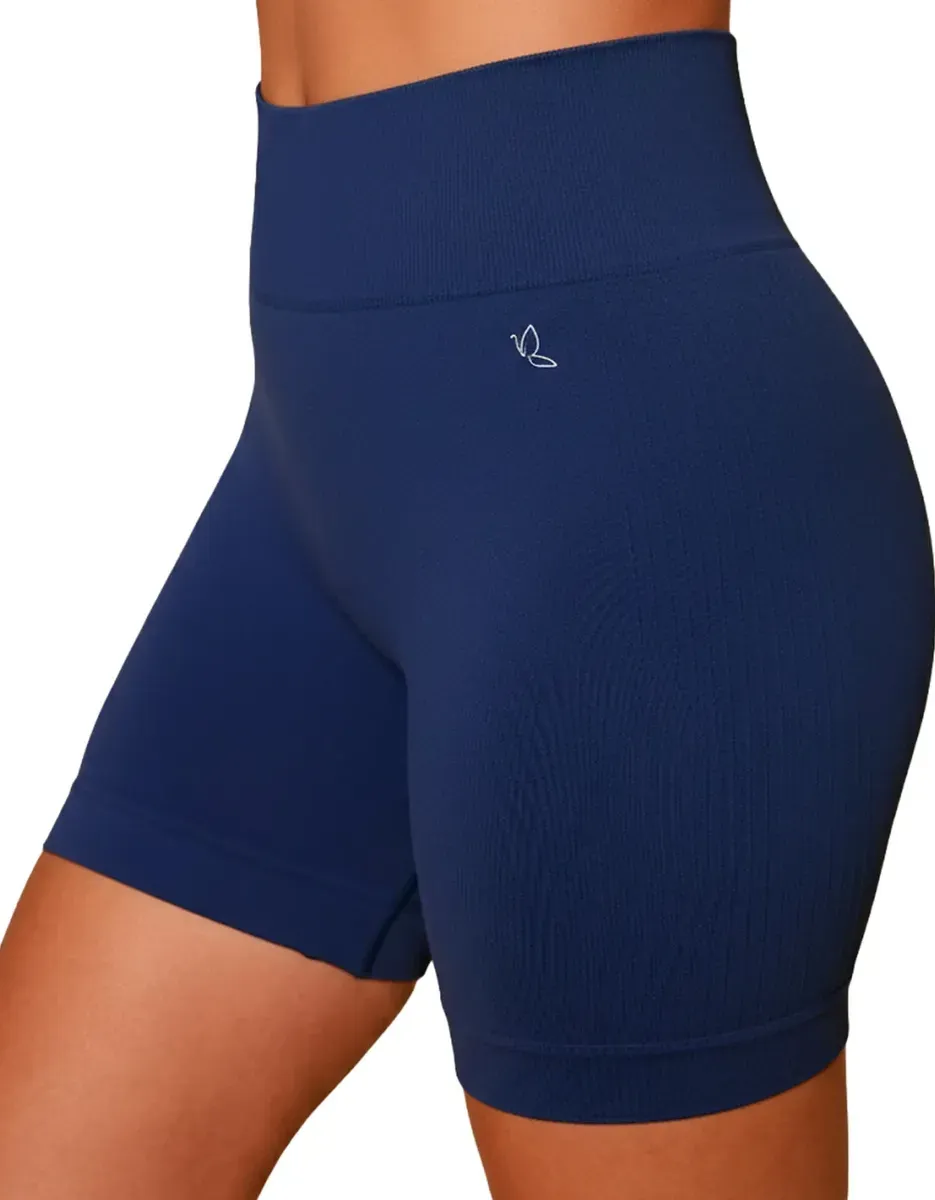 Short Benévola Poliamida Sem Costura Bermuda Confortável