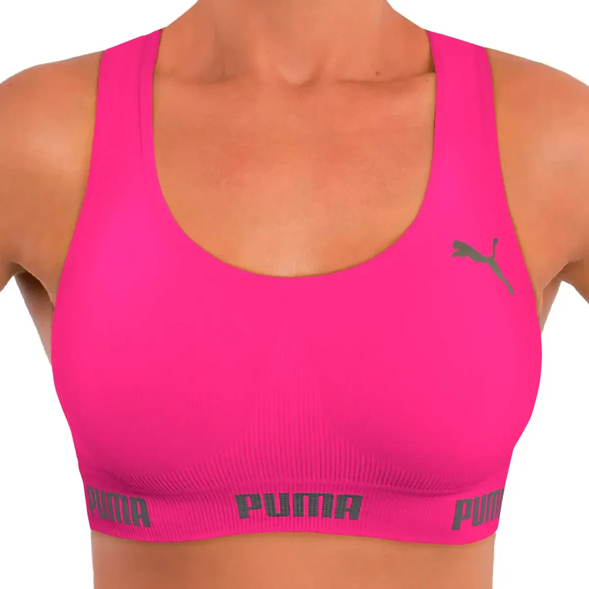 Top Puma Original Feminino Alta Sustentação Academia Fitness