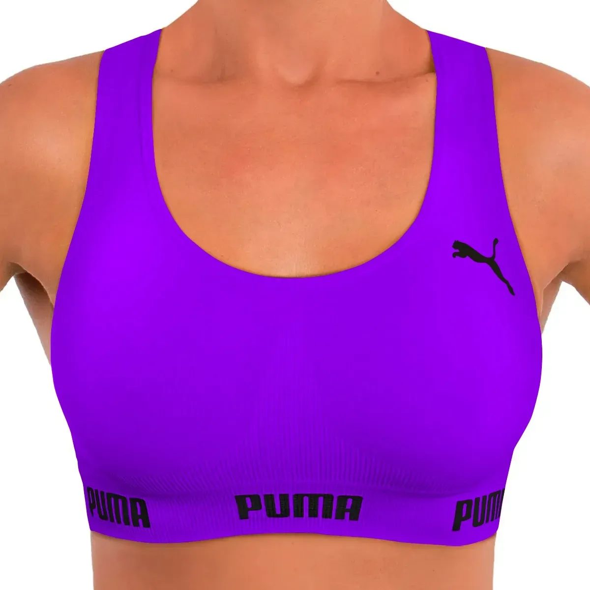 Top Puma Original Feminino Alta Sustentação Academia Fitness