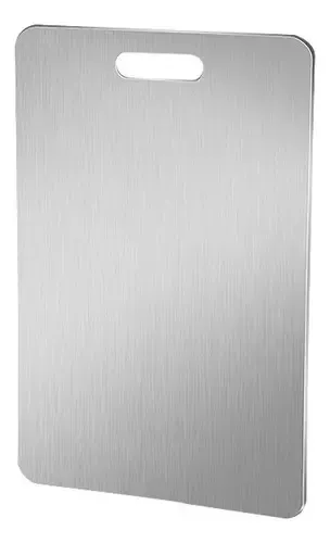 Tábua Inox Gourmet 34x23 Cm - Aço Inoxidável 304