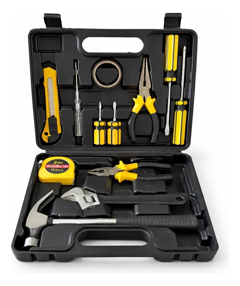 Ferramentas Kit 12 Peças Bomvink Manual Completo para Casa