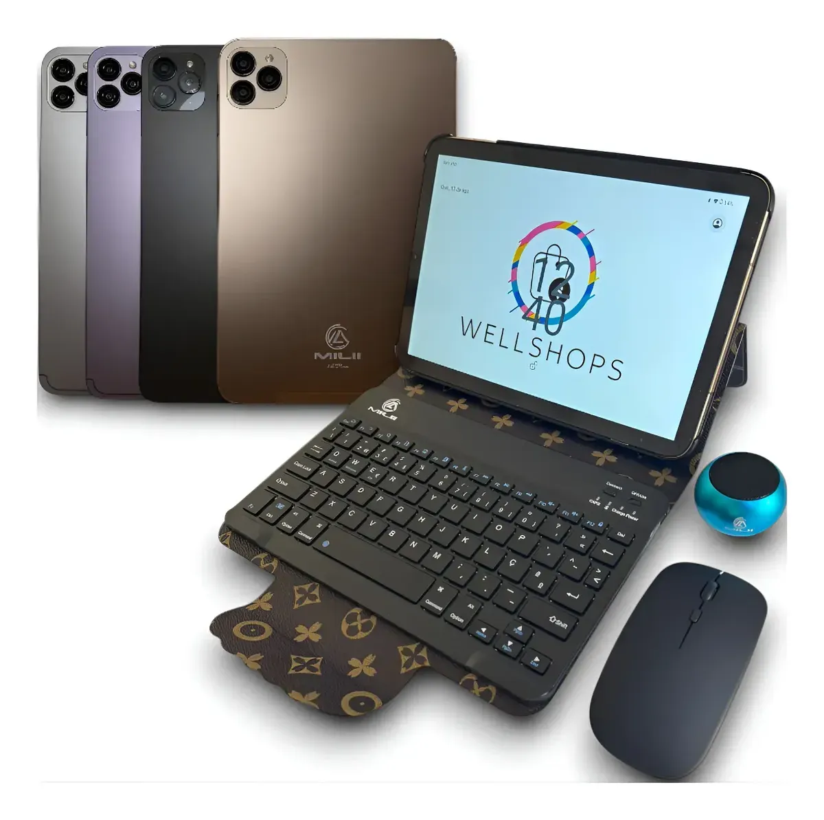 Tablet Milli Mil20 Pro 16gb Ram 512gb, Capa, Teclado, Mouse