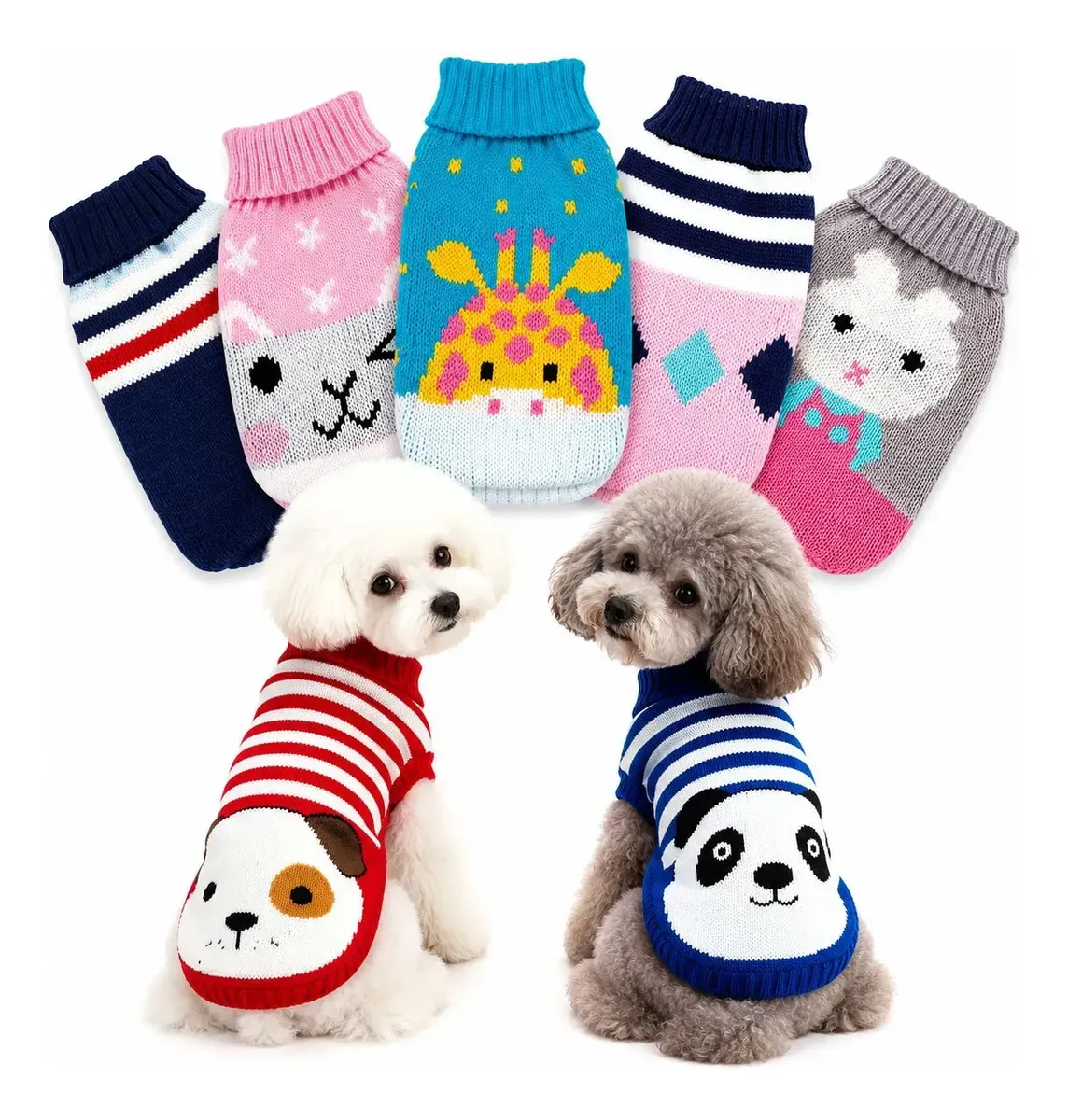 Roupa Pet Roupinha P/ Cachorro Gato Lã Moda Pet Inverno Frio