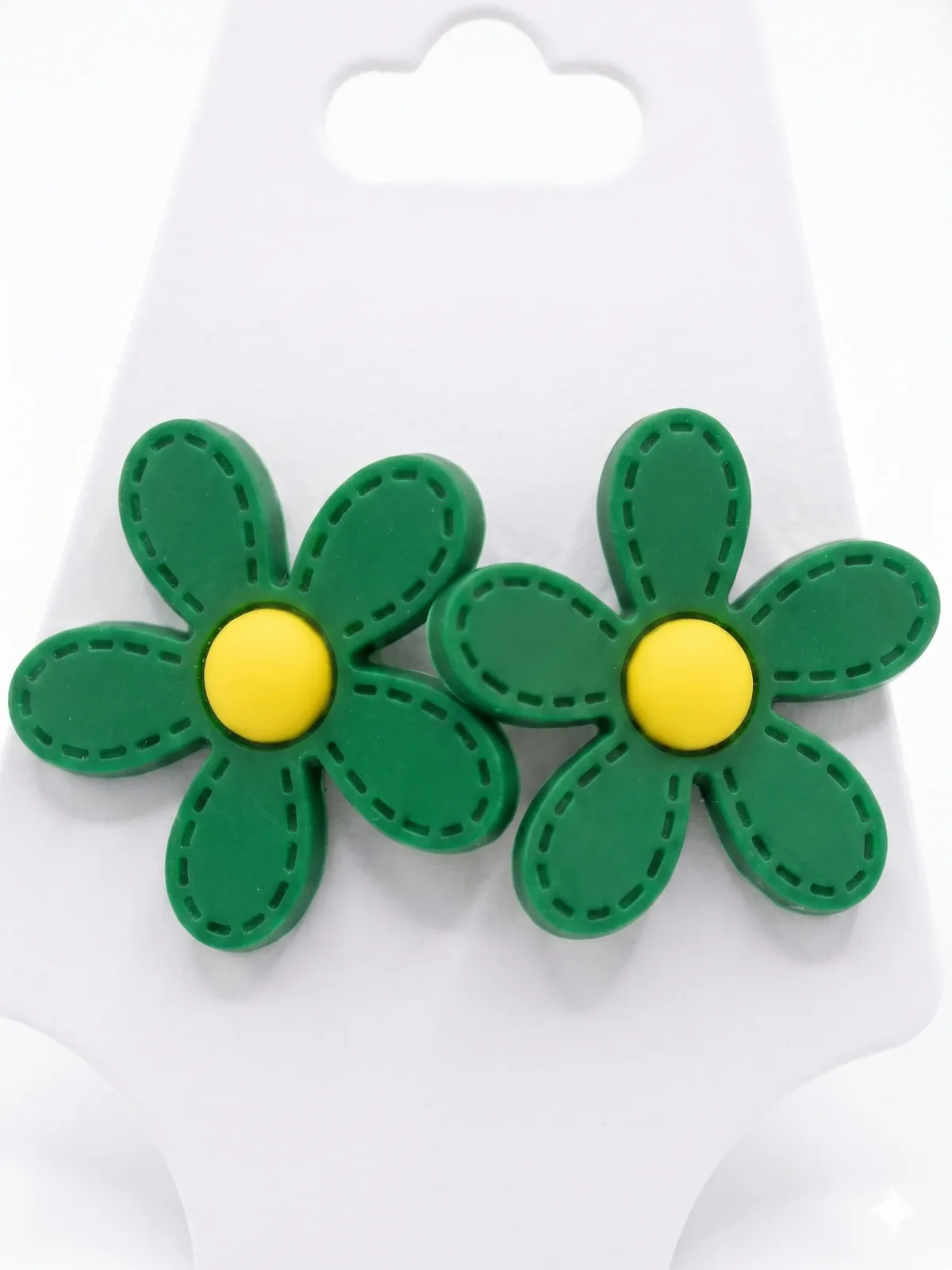 Brincos de Flor com Pino Aço Inoxidável Original Para Mulher