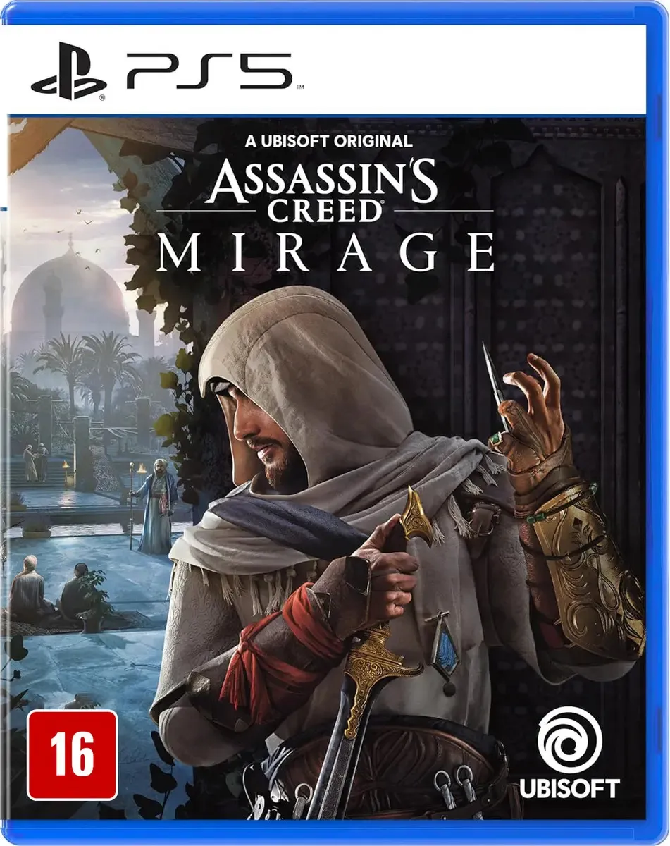 Jogo Assassins Creed Mirage Ps5 Midia Fisica